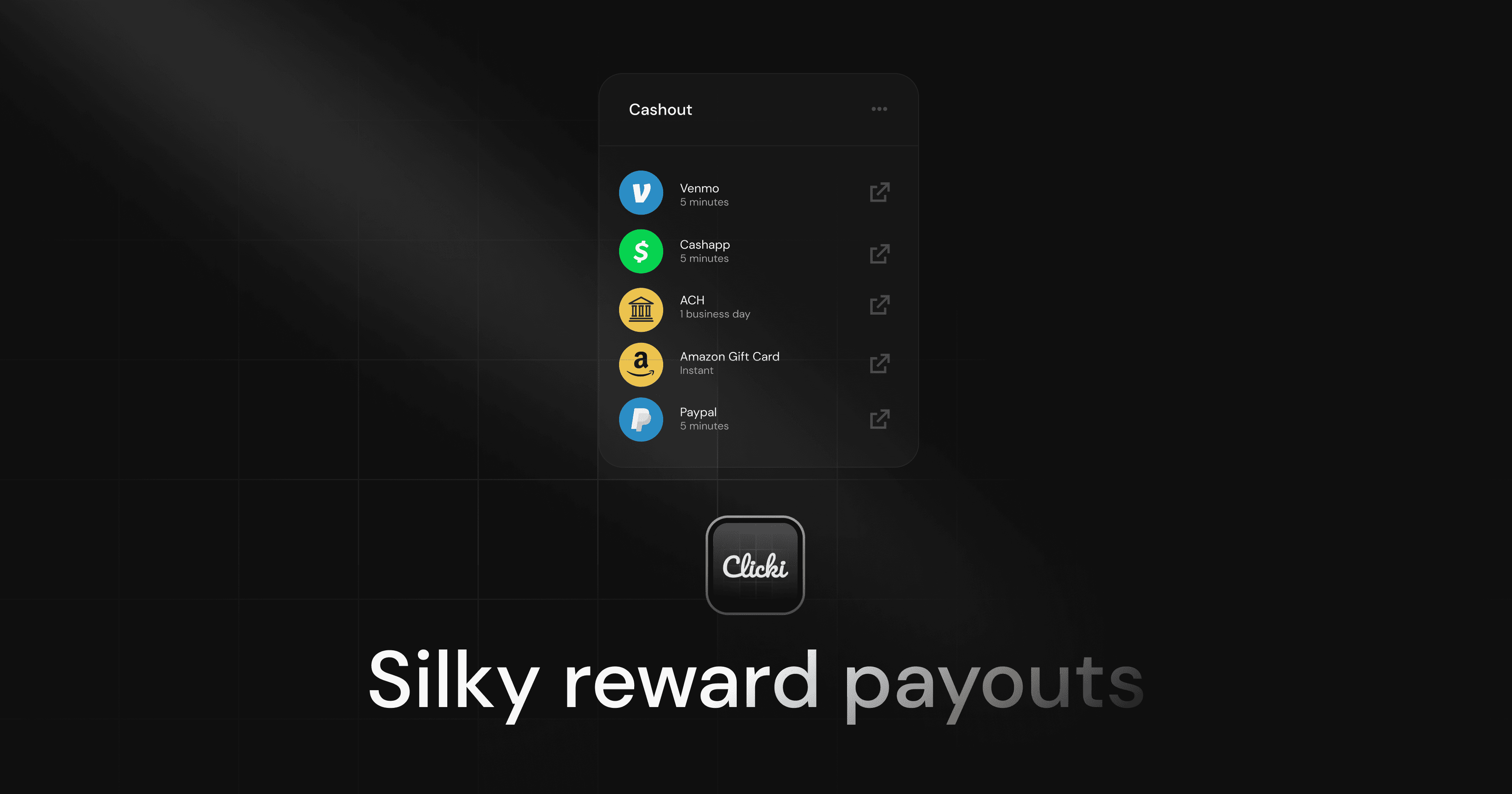 One-Click Rewards Payouts: Simplified with Clicki