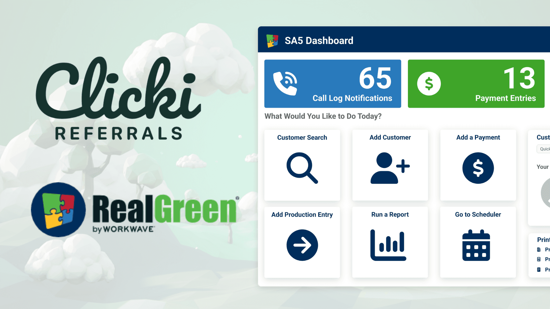 Real Green Sa5 + Clicki Referrals