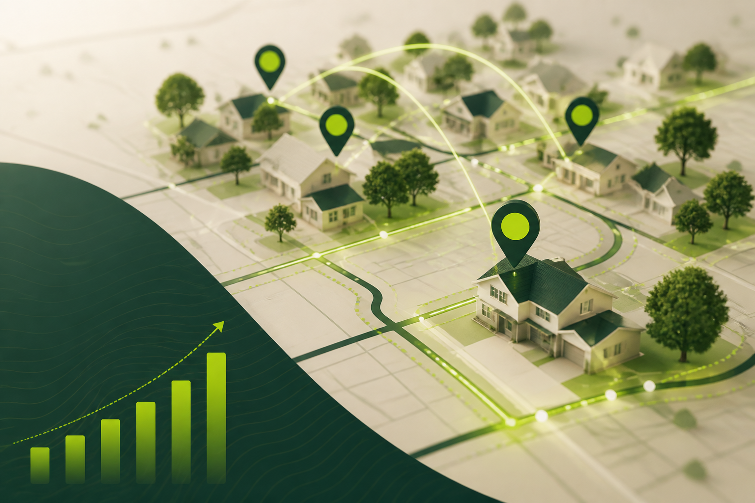 Track the Neighborhood Effect: Route Density ROI